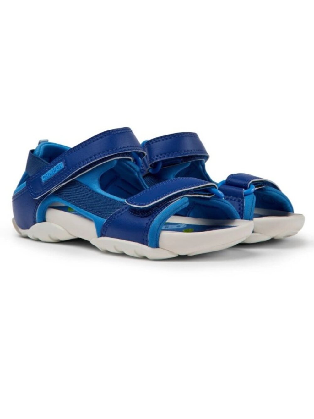 Camper For Kids Ous Sandals Boys Girls Straps Blue Leather Size 29 / US 11